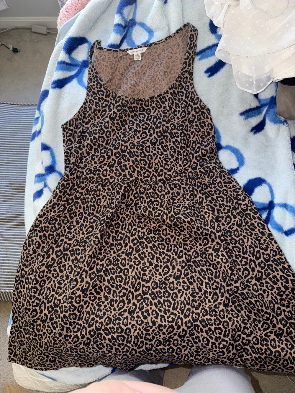 American Eagle Outfitters Leopard Print Mini Dress - Brown & Black
